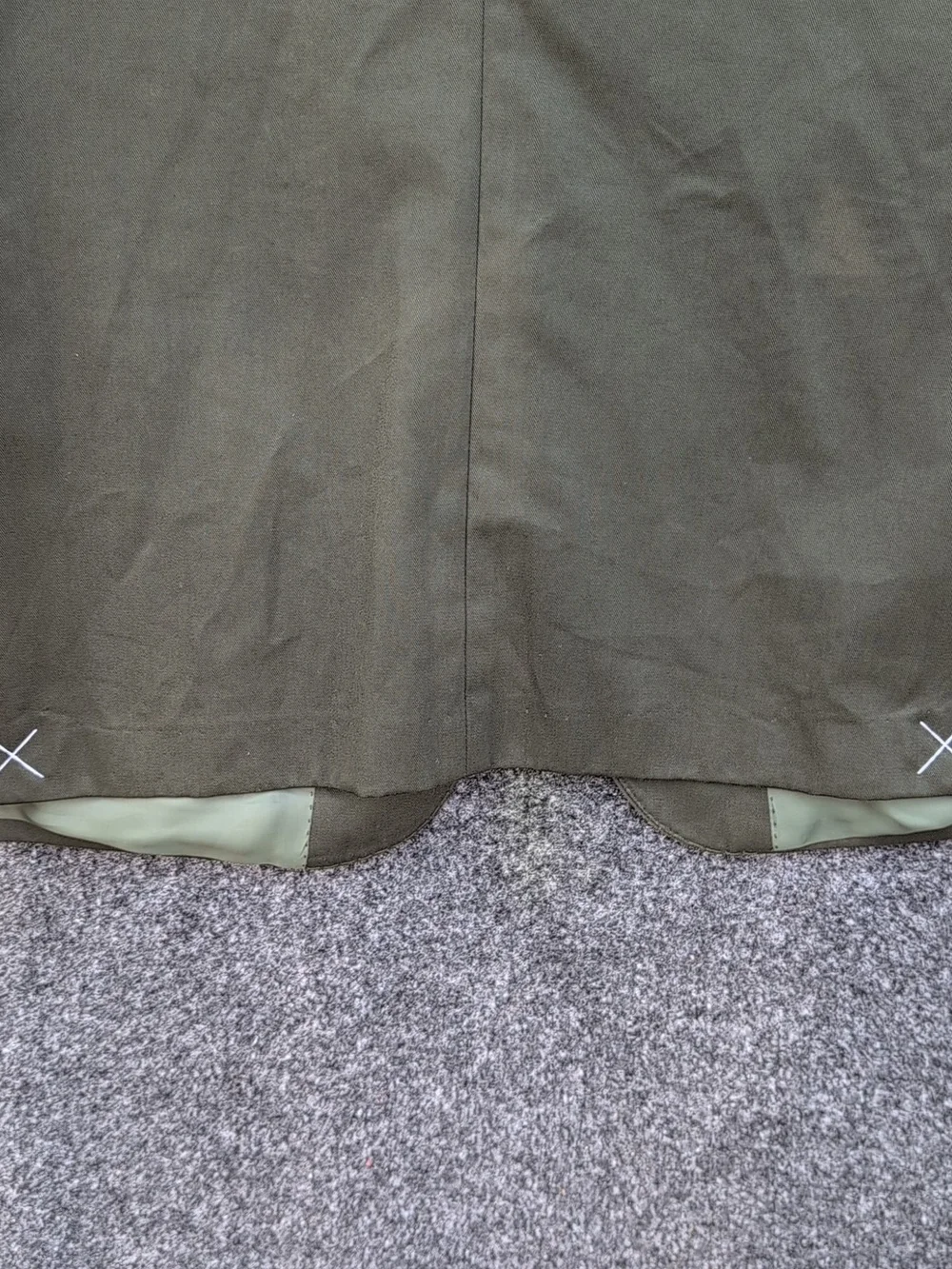J Crew Ludlow Jacket Mens 42R Green Japanese Cotton Chino Sports Coat Blazer